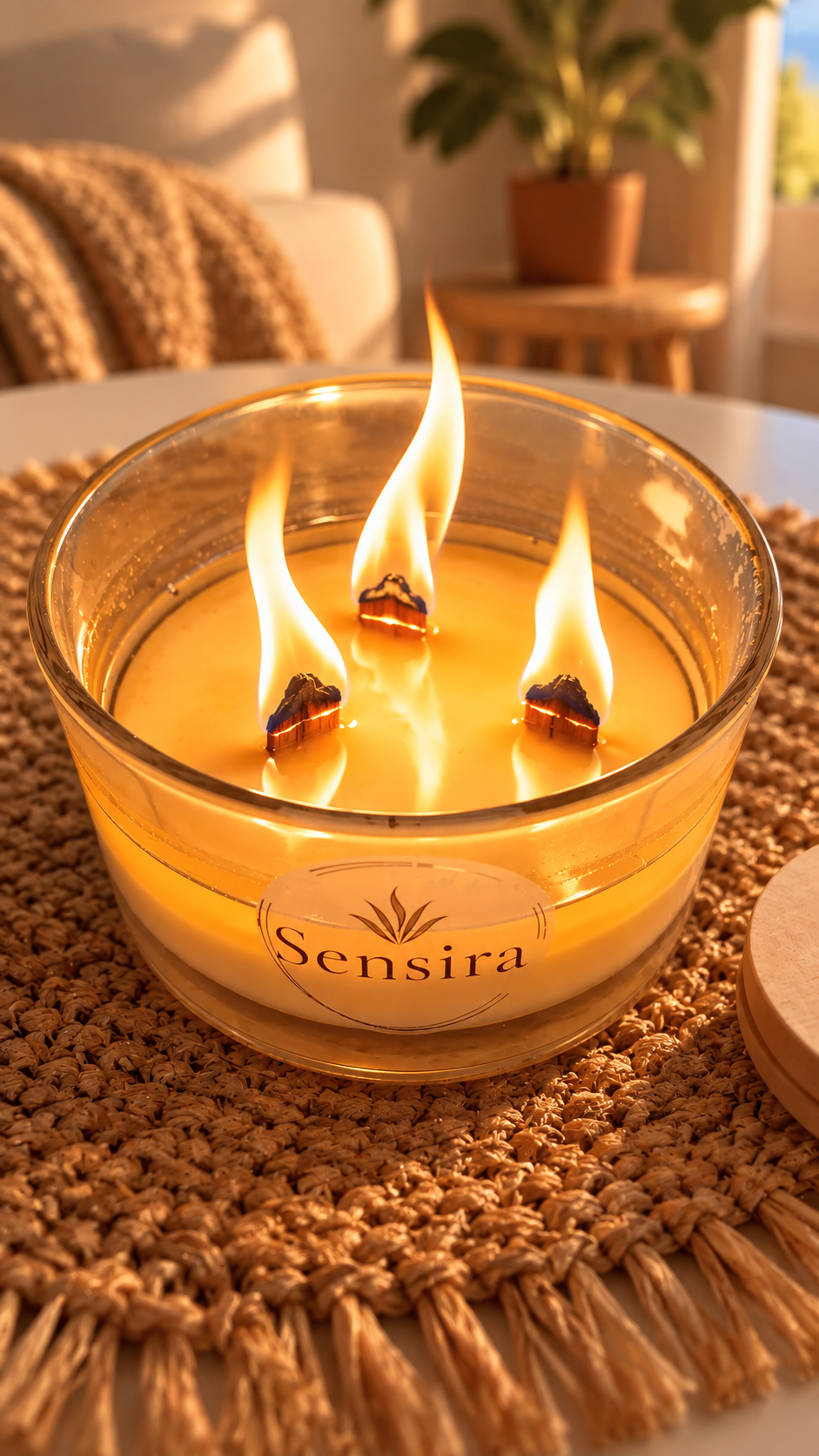 Trinity Candle Blossom Serenity